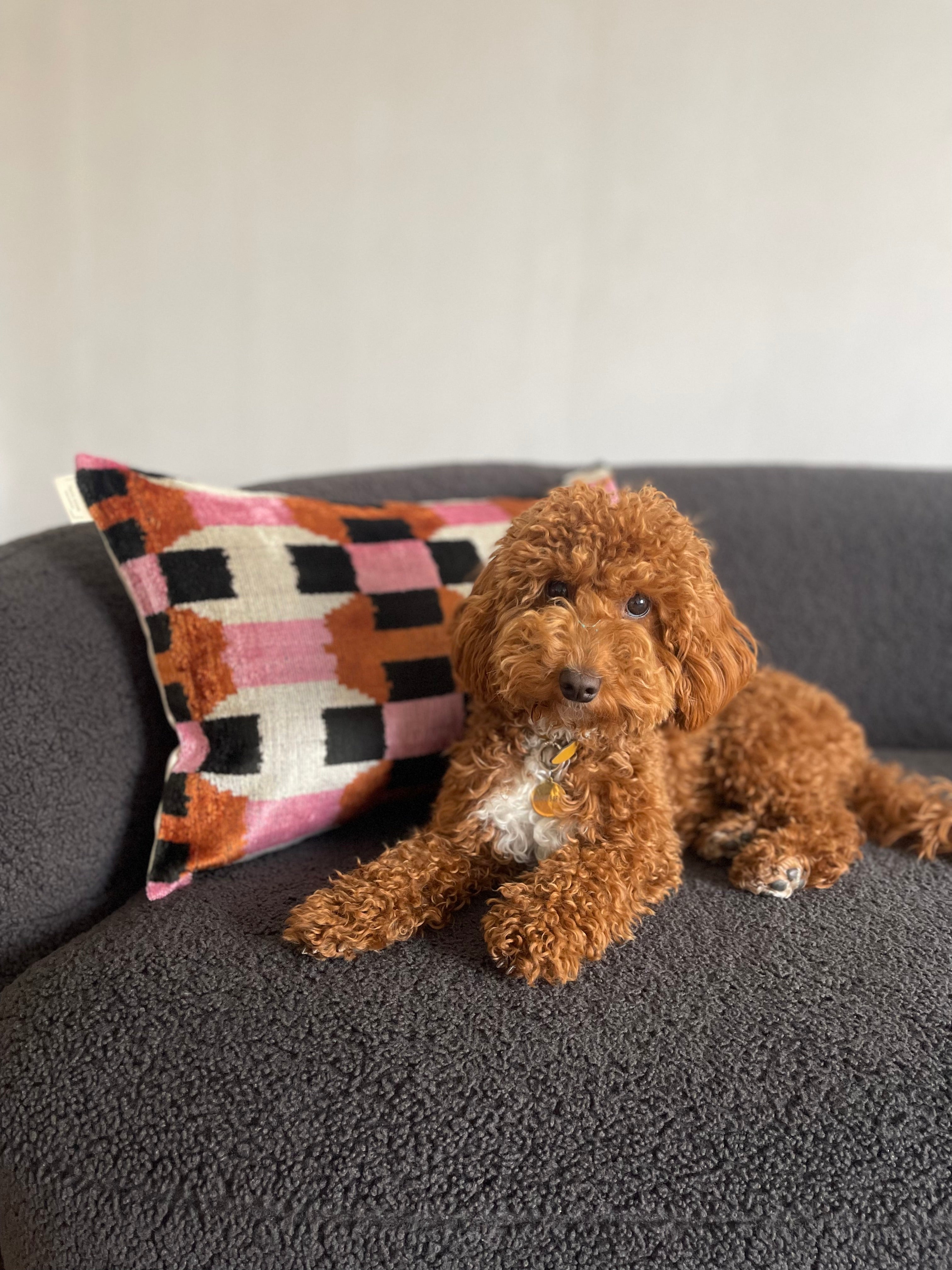 Mosaic Ikat Pillow Cover