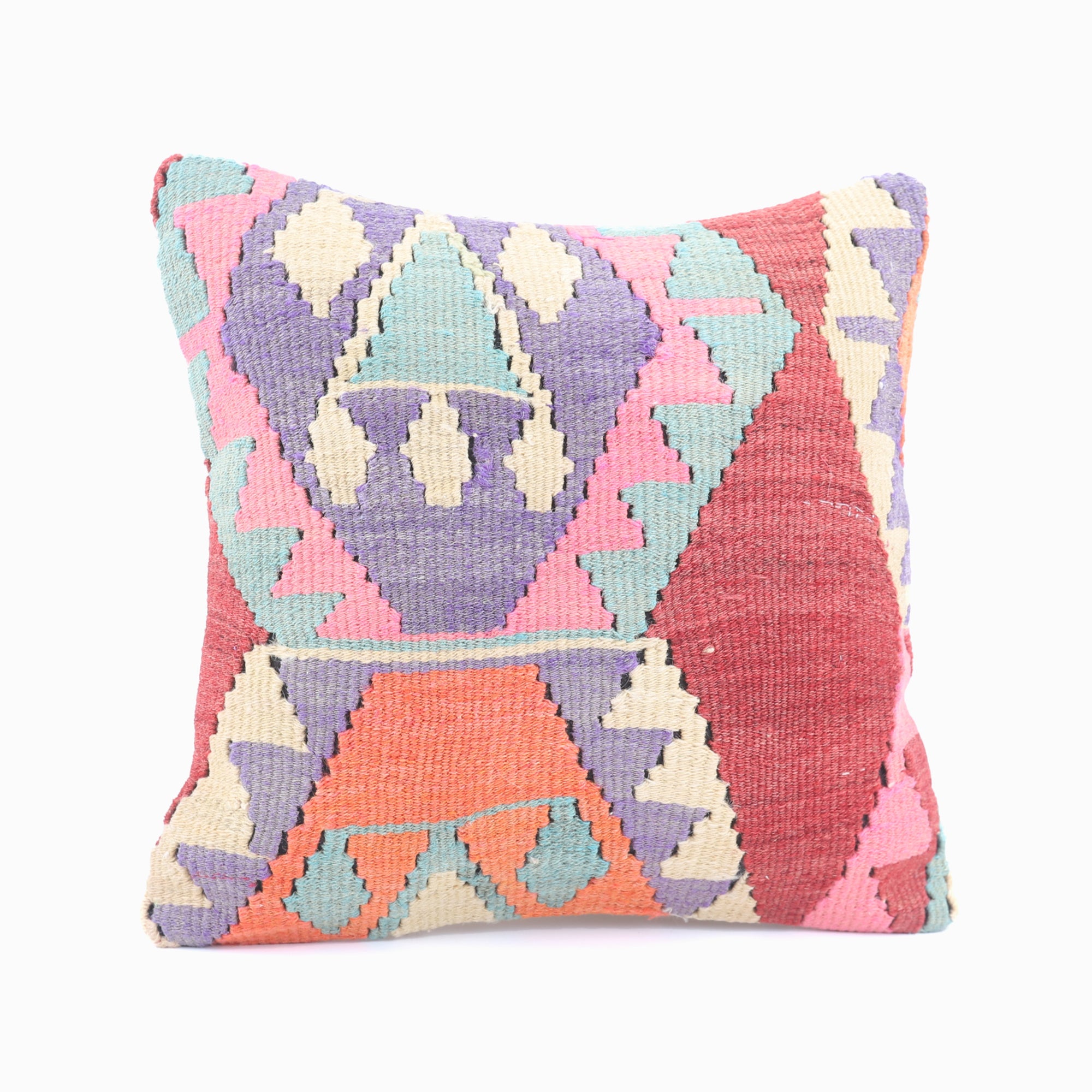 Anatolian Kilim Pillow 16x16'' – Ethnico Home