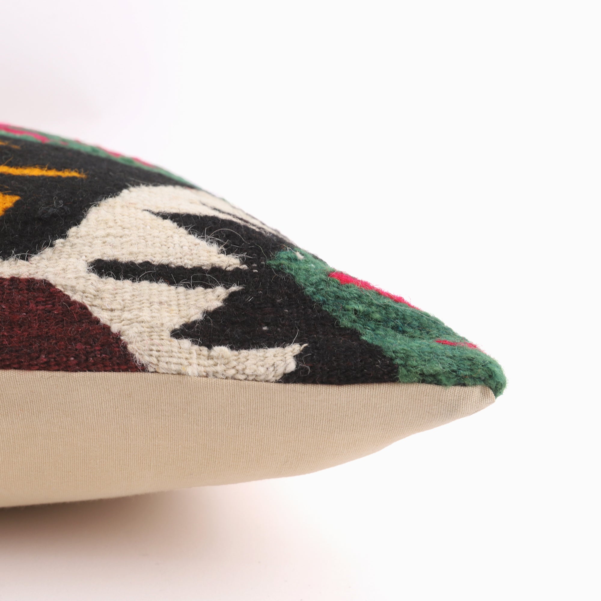 Nomadic Style Kilim Pillow - 16x16''