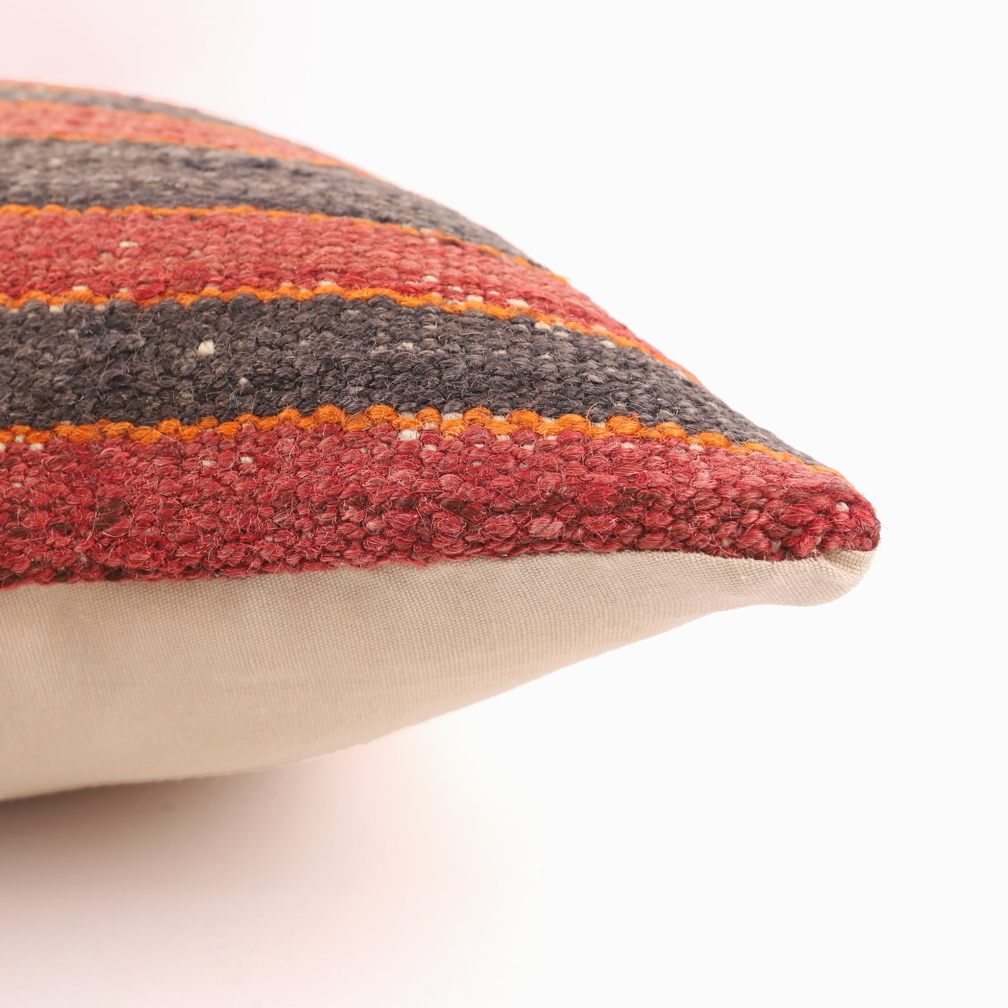 Bohemian Style Kilim Cushion - 16x16''