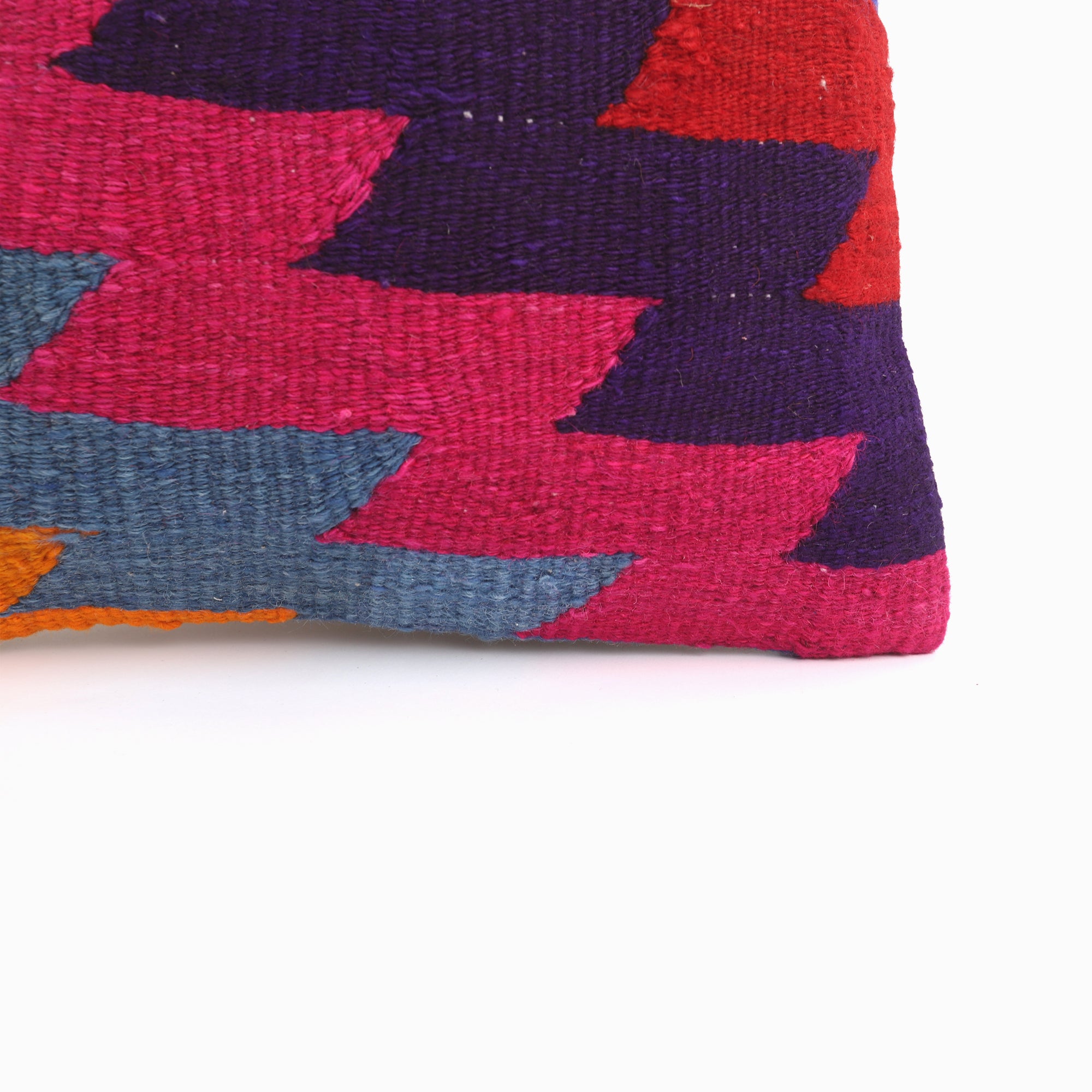Colorful Kilim Pillow - 16x16''