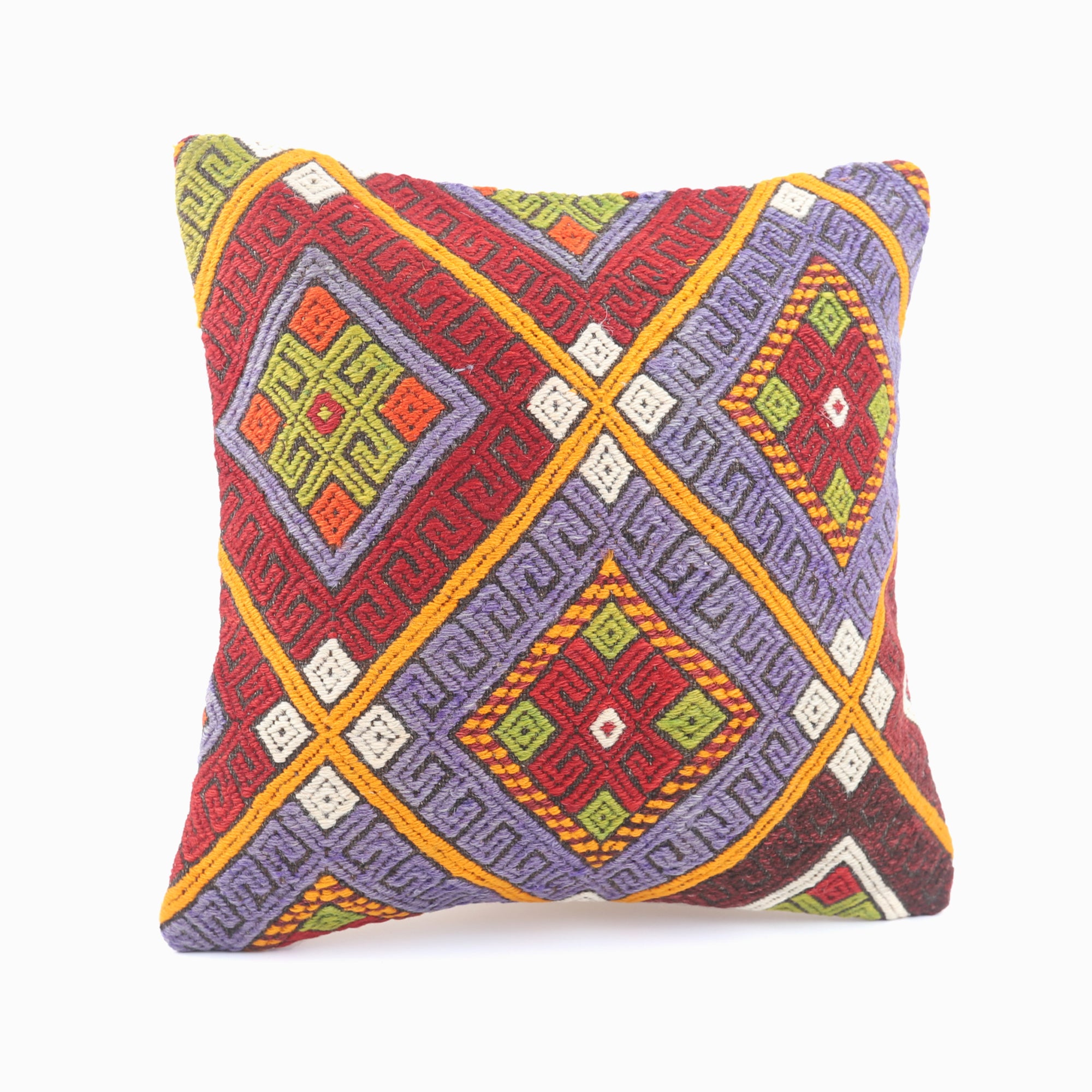 Bold Kilim Pillow - 16x16''