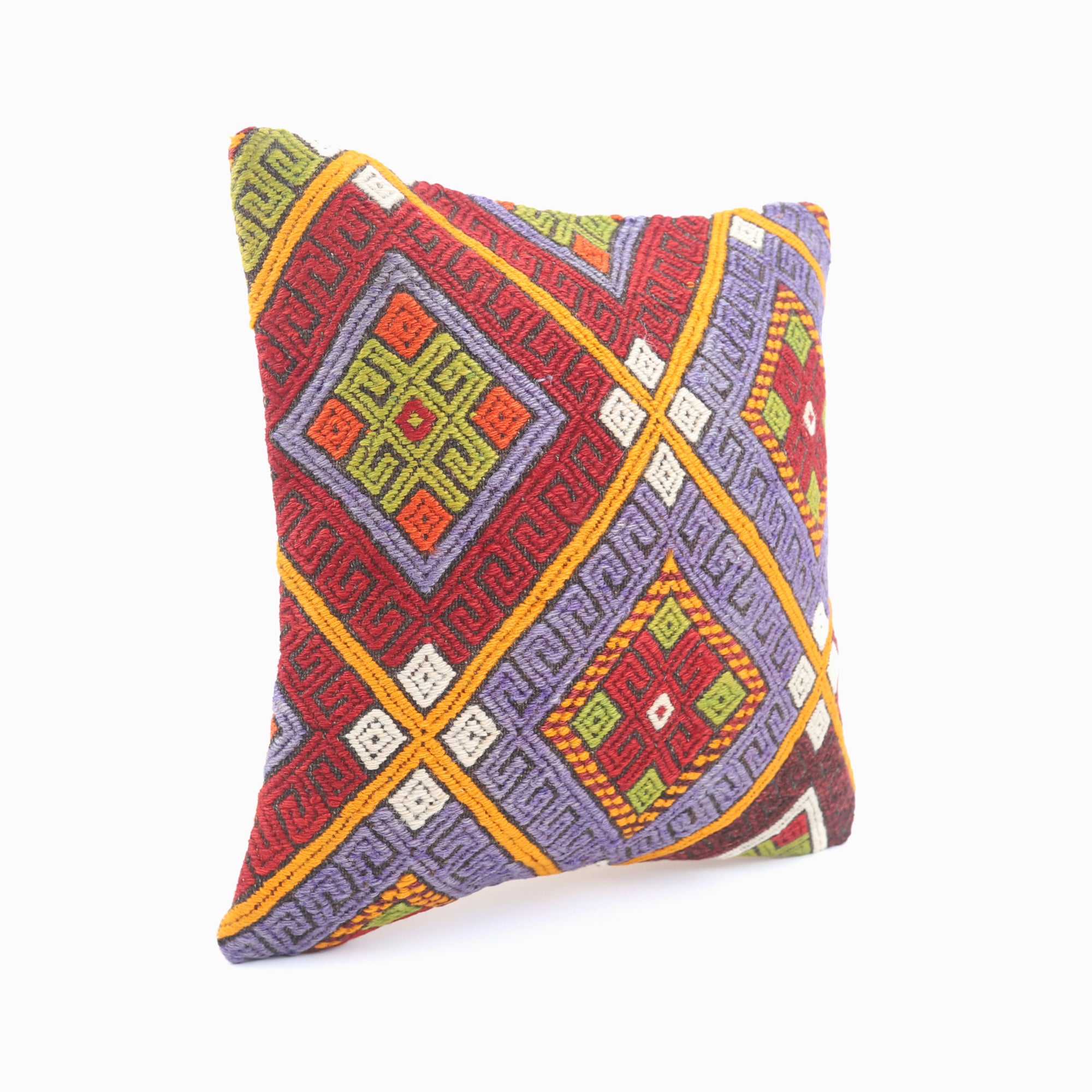Bold Kilim Pillow - 16x16''
