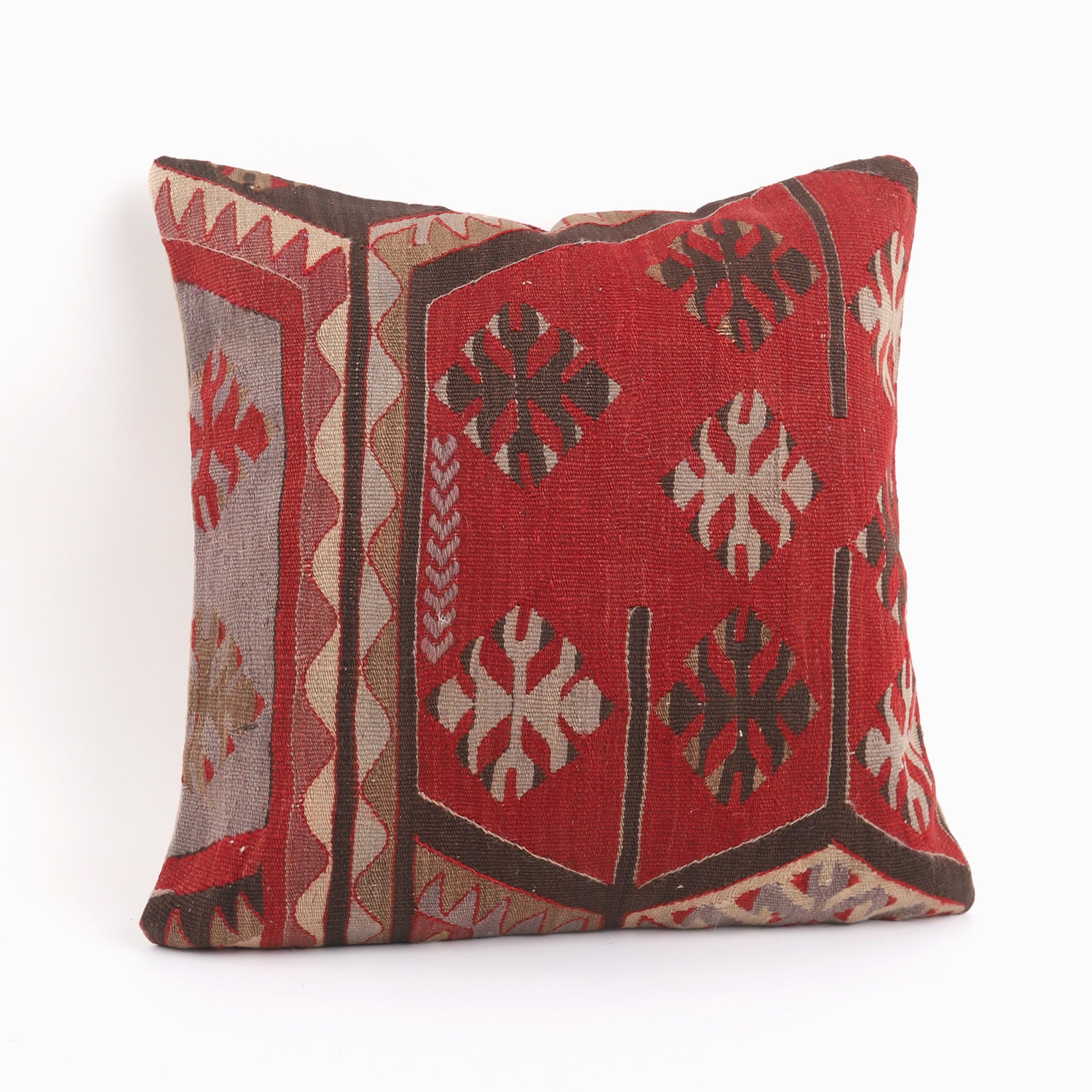 Bohemian Kilim Pillow - 16x16''
