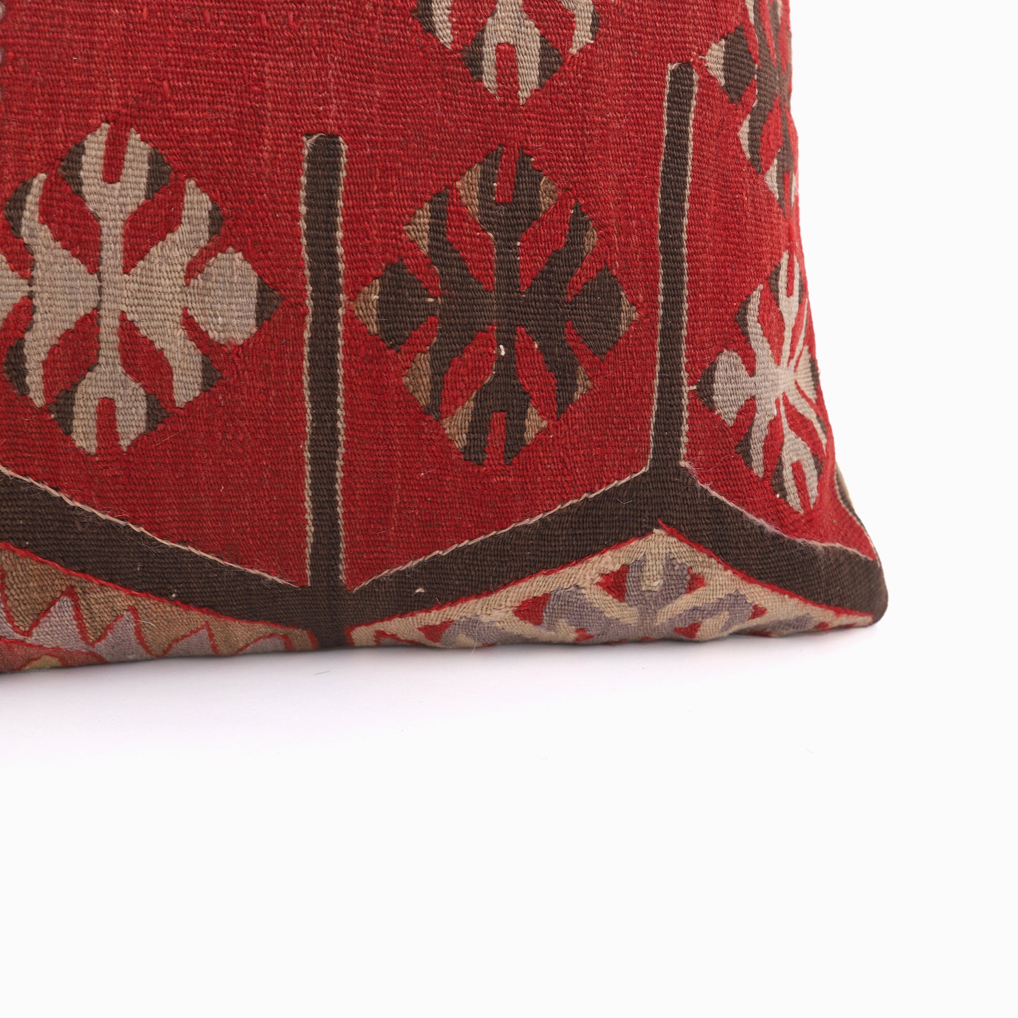 Bohemian Kilim Pillow - 16x16''