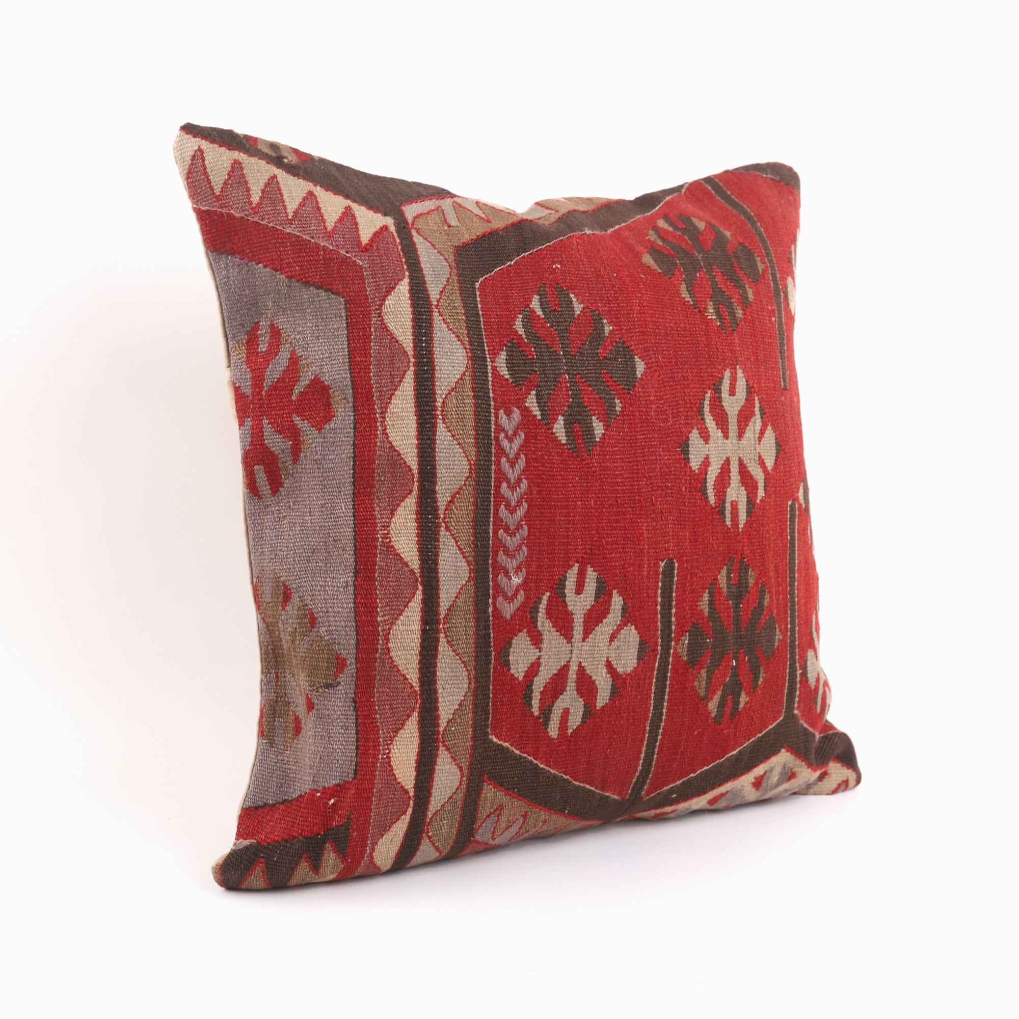Bohemian Kilim Pillow - 16x16''