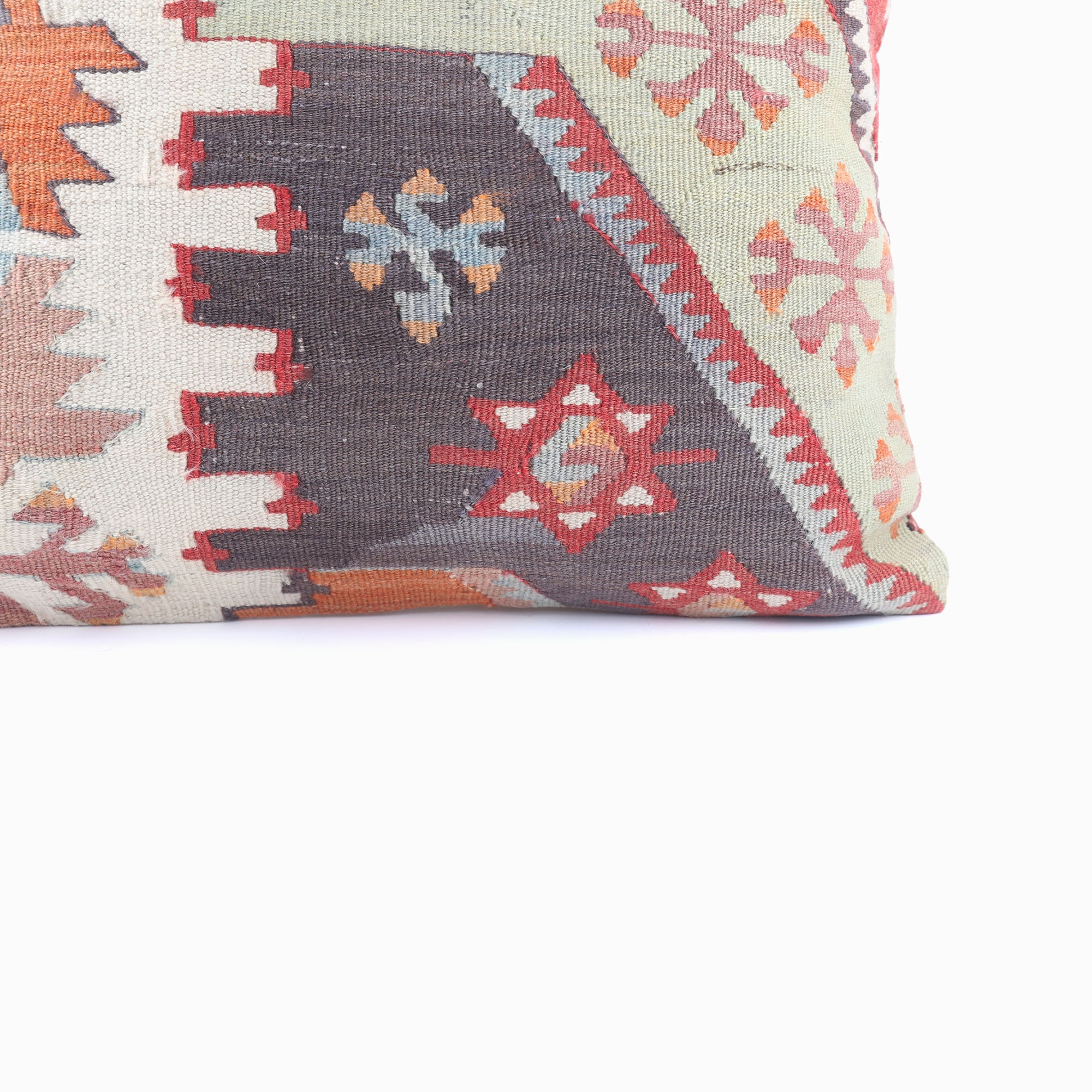 Bohemian Kilim Pillow - 16x16''