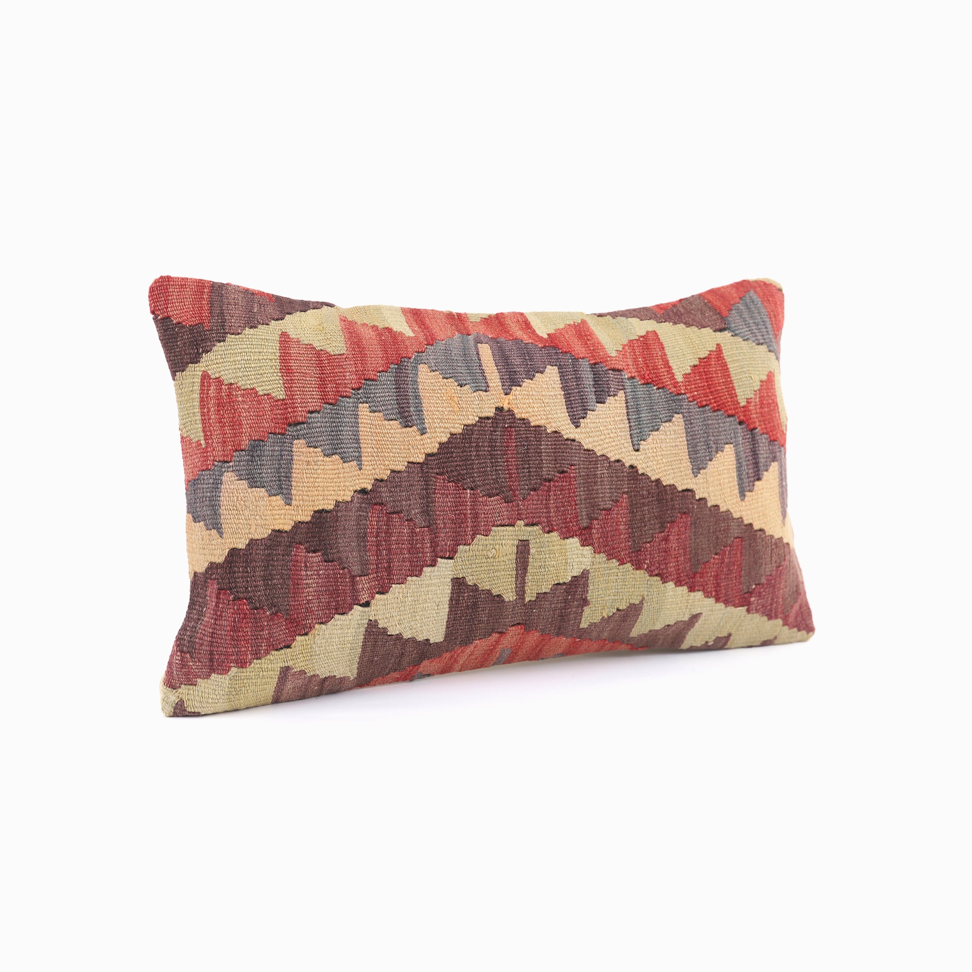 Vintage Kilim Pillow - 12x20''