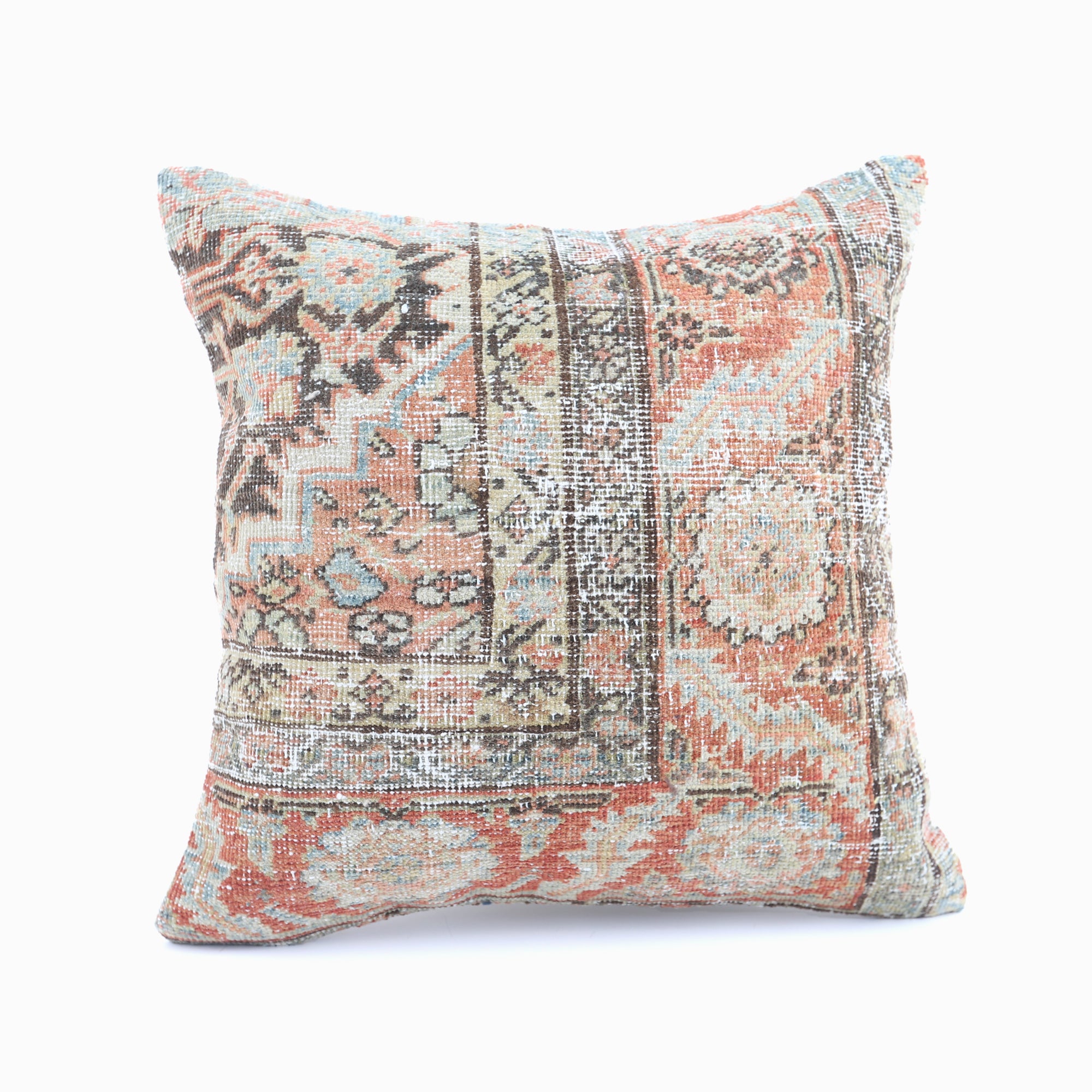 Tribal Rug Pillow - 18x18''