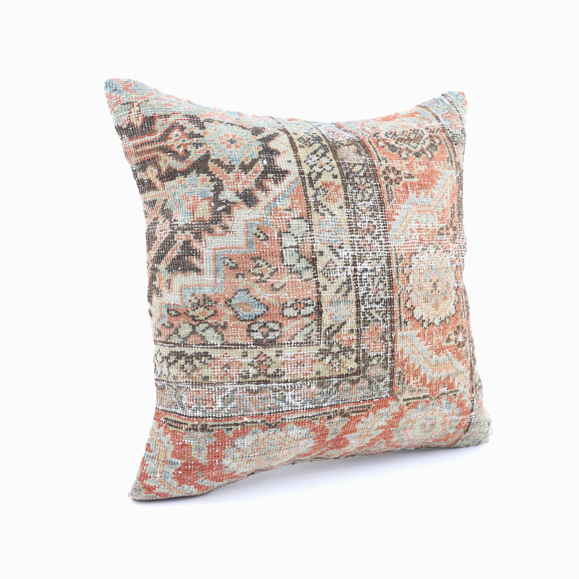 Tribal Rug Pillow - 18x18''