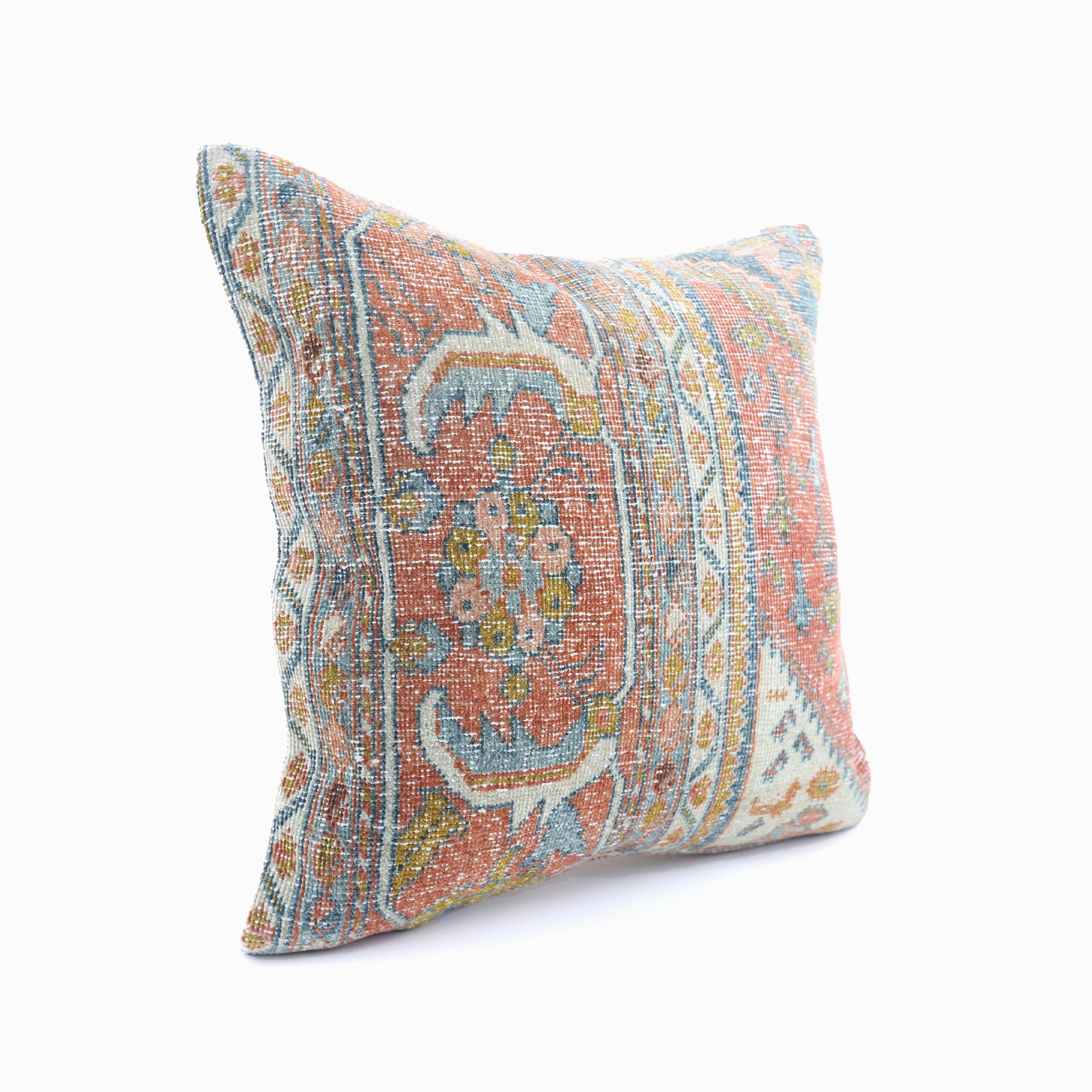 Faded Floral Pillow - 20x20''