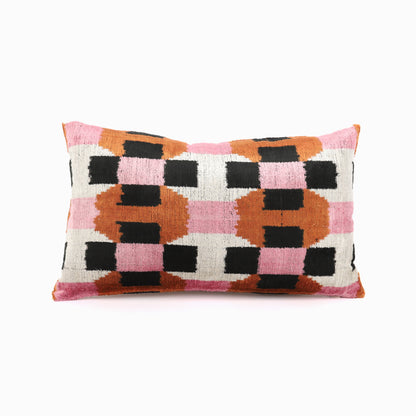 Mosaic Ikat Pillow Cover