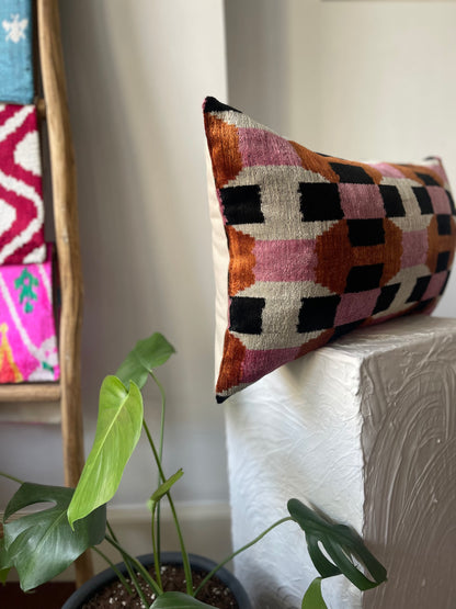 Mosaic Ikat Pillow Cover