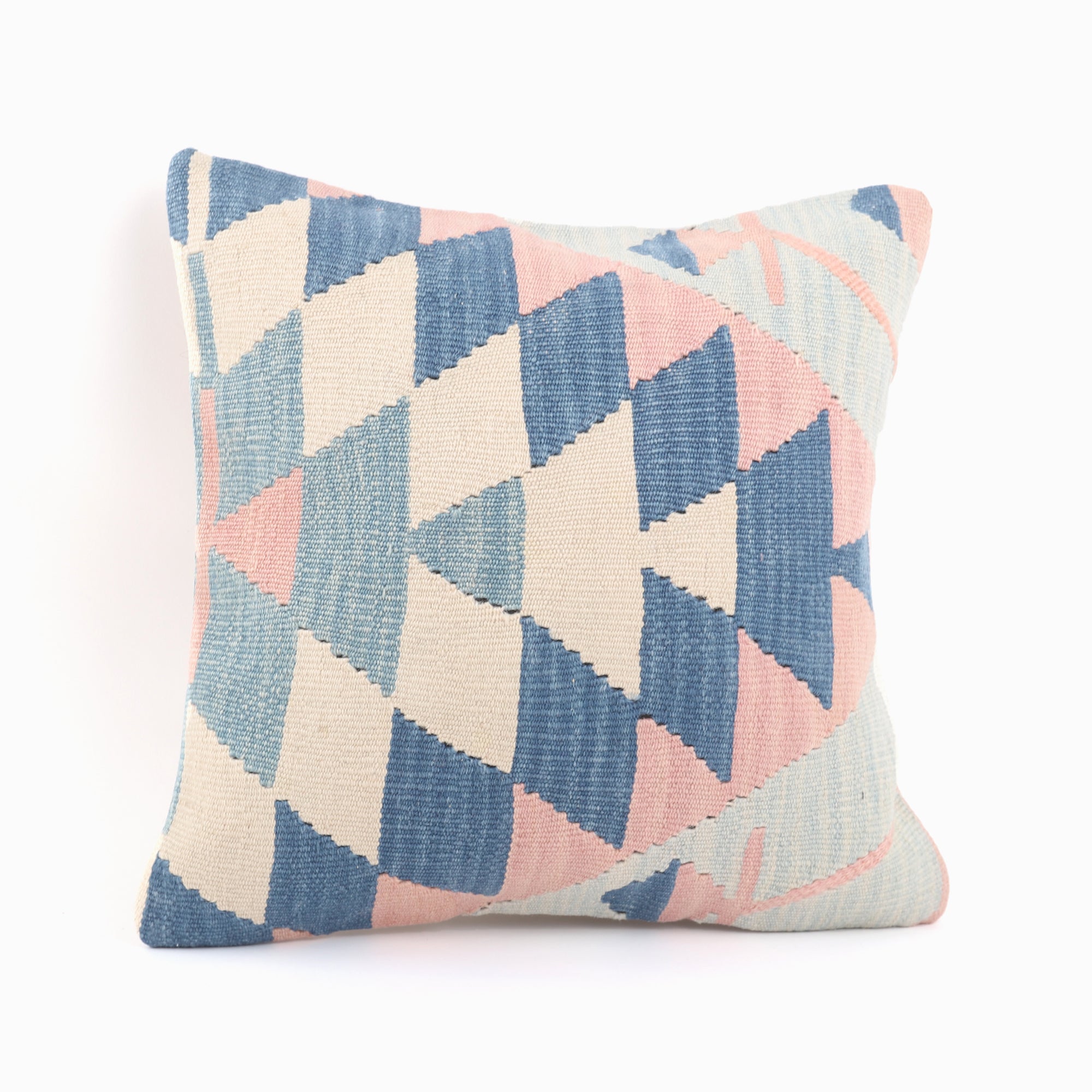 Traditional Kilim Pattern Cushion - 16x16''