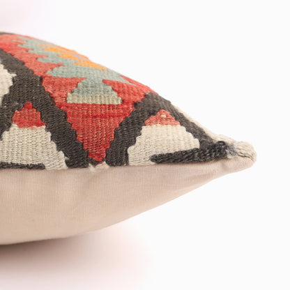 Handwoven Kilim Pillow - 16x16''