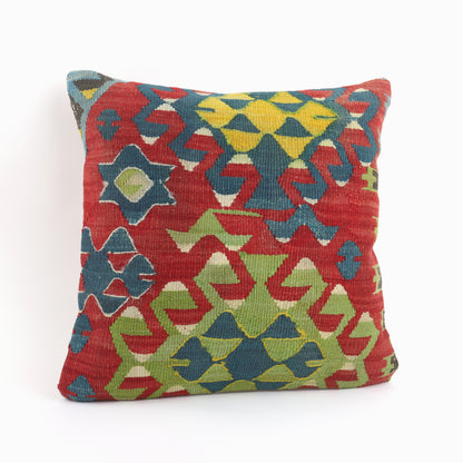 Authentic Kilim Pillow Cover 16x16'' – Ethnico Home