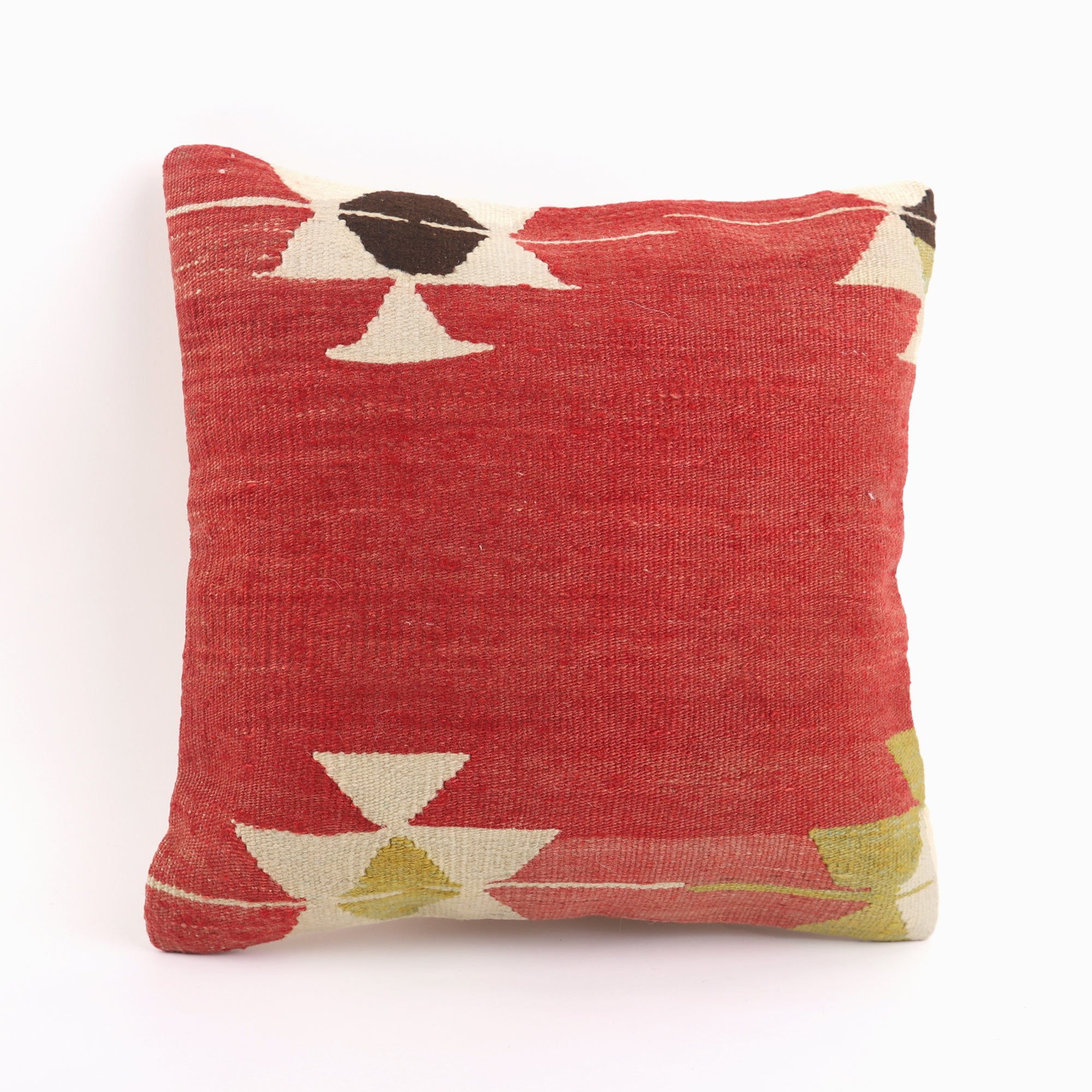 Handwoven Kilim Pillow - 16x16''