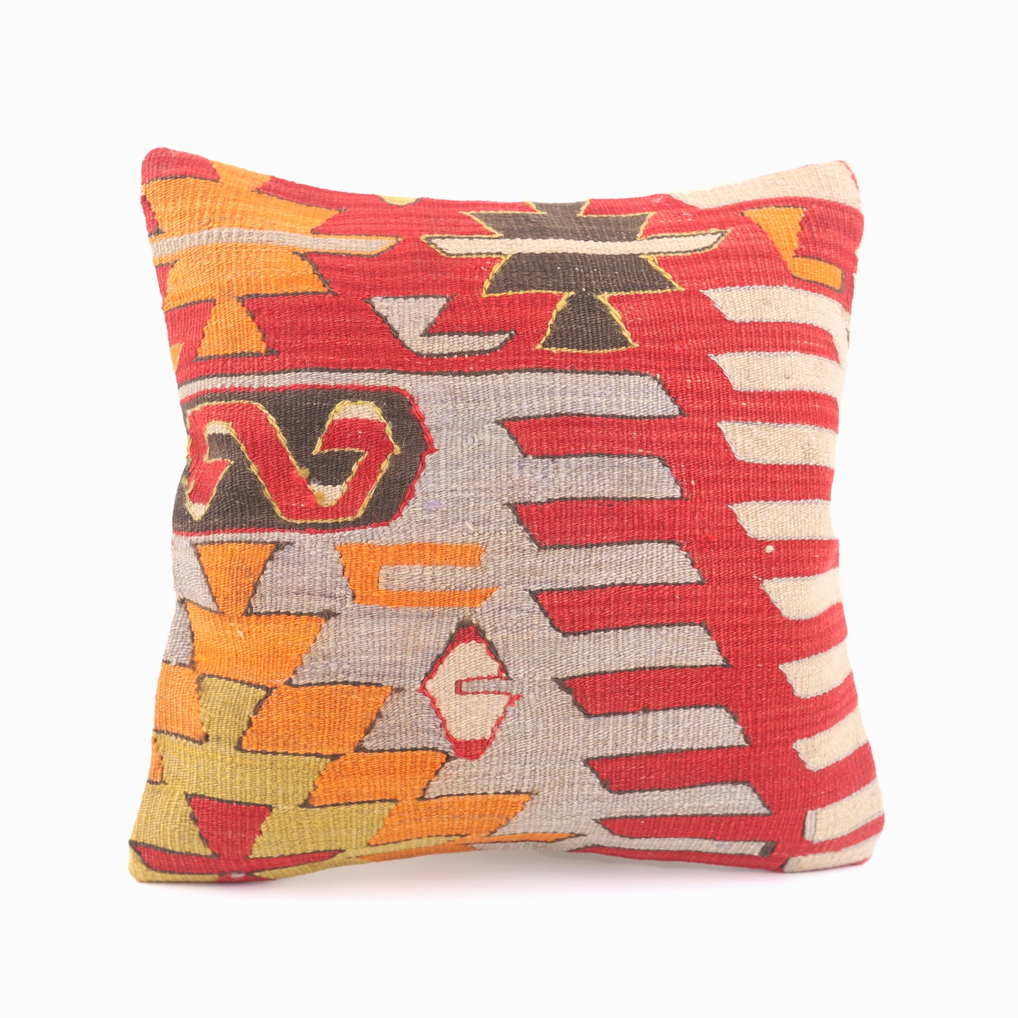 Nomadic Kilim Pillow - 16x16''