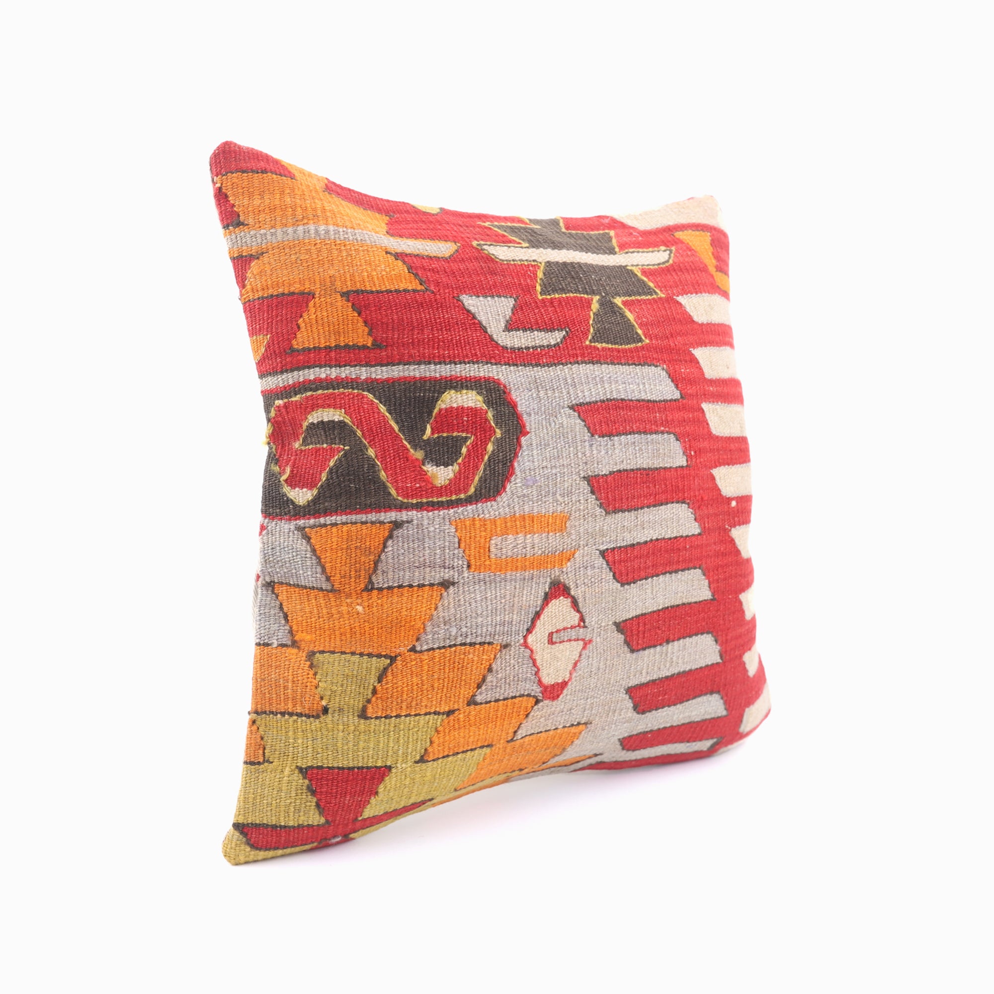 Nomadic Kilim Pillow - 16x16''