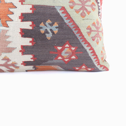 Bohemian Kilim Pillow - 16x16''
