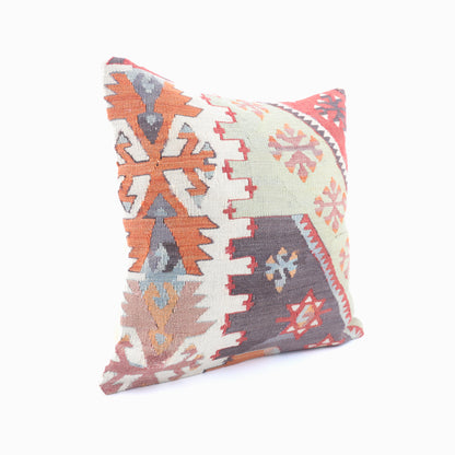 Bohemian Kilim Pillow - 16x16''