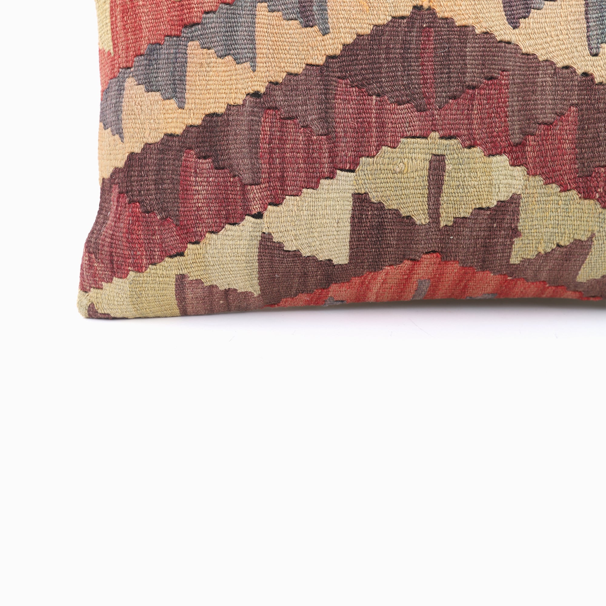 Vintage Kilim Pillow - 12x20''